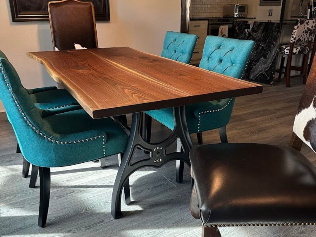 Ironframe Live Edge Table