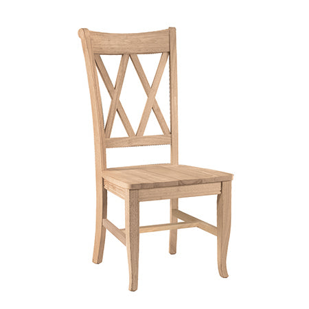 The Double-X Farm Chair — solid hardwood dining chair handcrafted in Benton, Arkansas