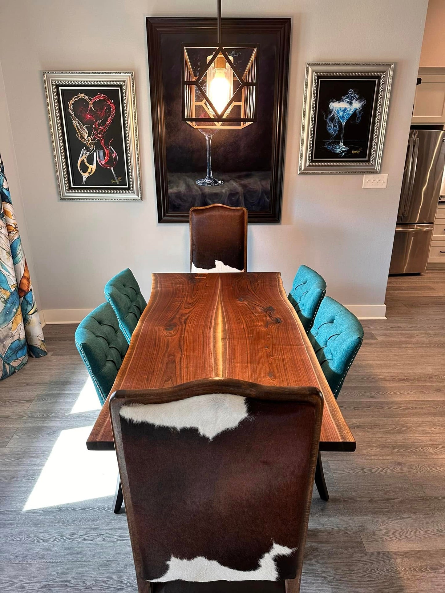 Ironframe Live Edge Table