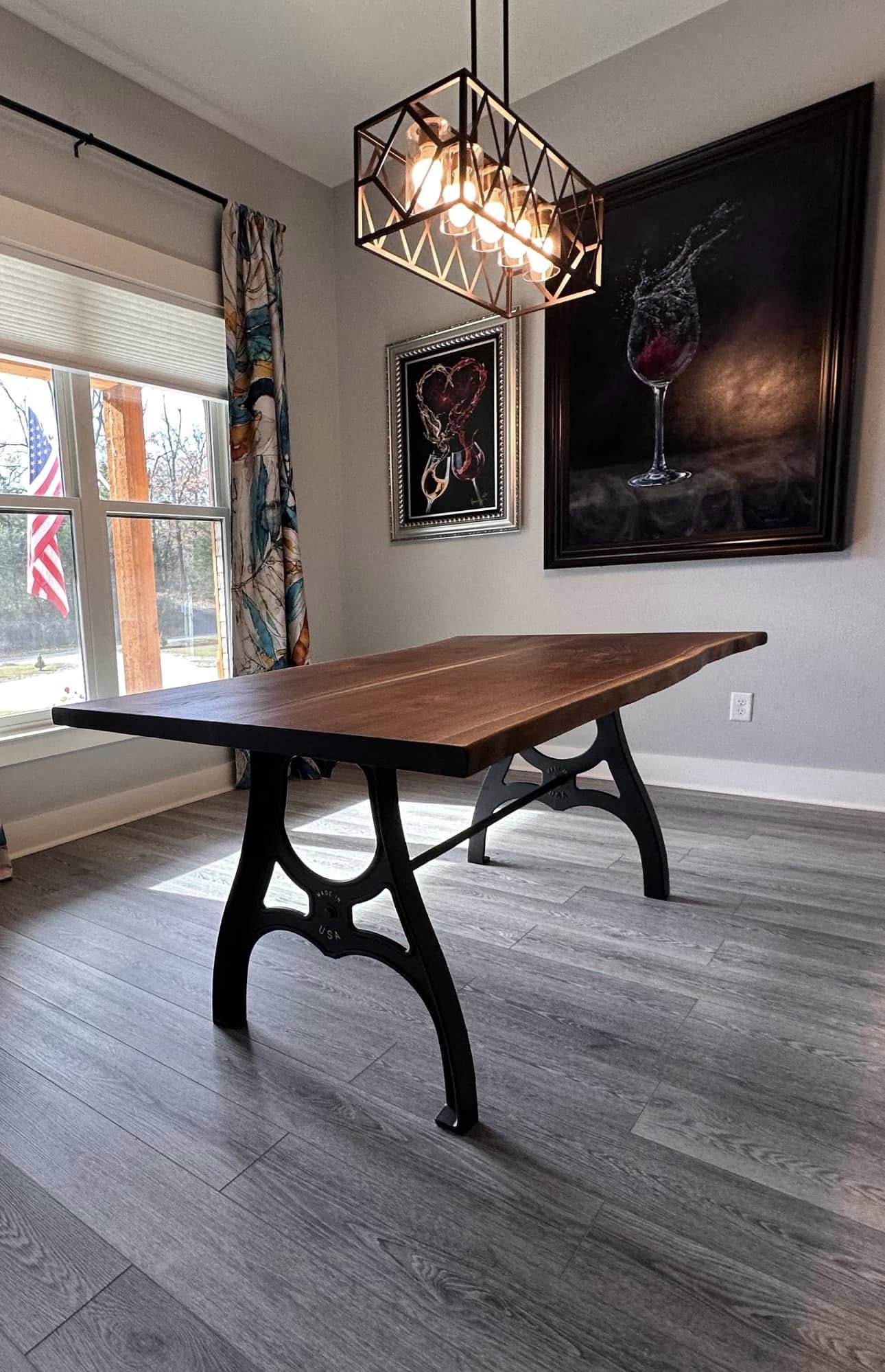 Ironframe Live Edge Table