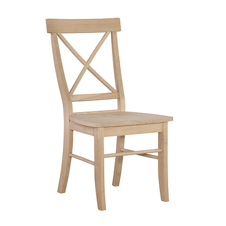 The X-Back Farm Chair — solid hardwood dining chair handcrafted in Benton, Arkansas