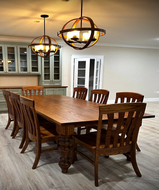 Jill Farm Table (Fully Stained)